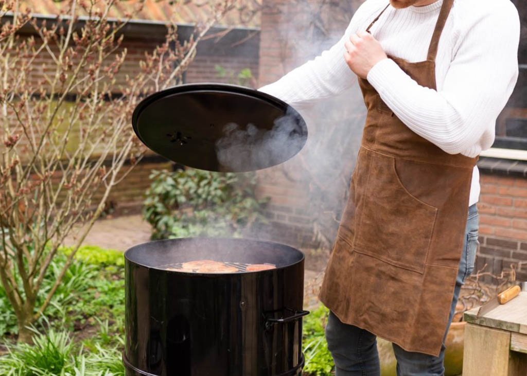 Tablier en cuir spécial barbecue - Permacool