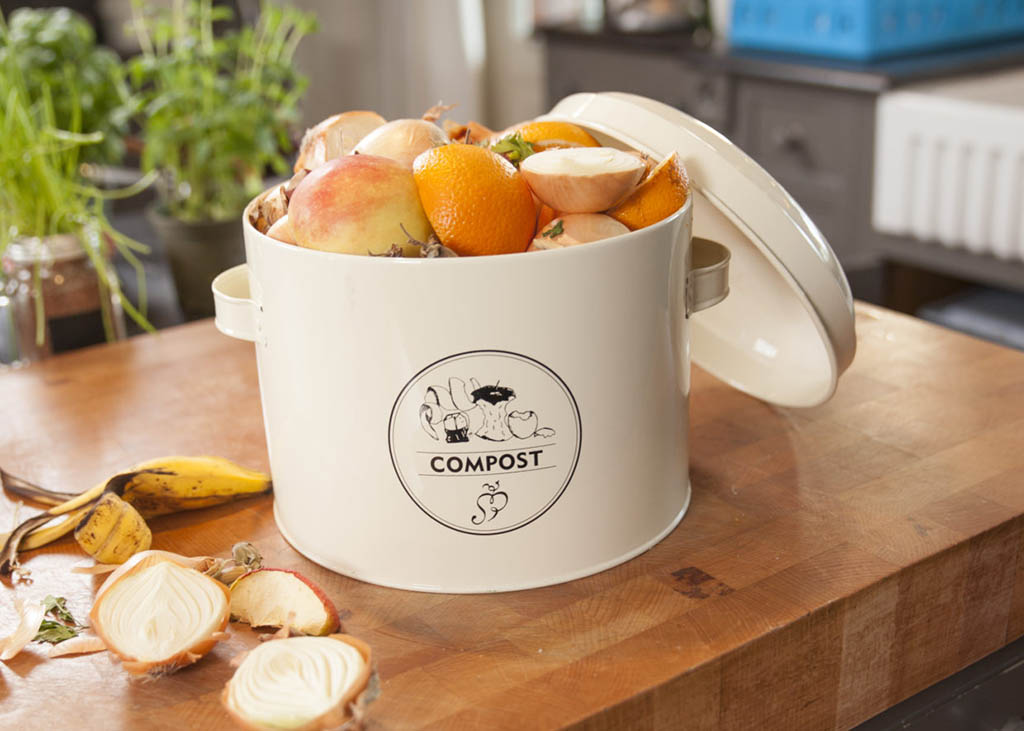 Poubelle à Compost Intelligente de Cuisine, composteur de déchets de  Cuisine, gobelet à compostage pour Poubelle de 550 W avec Une capacité de  3,3 L