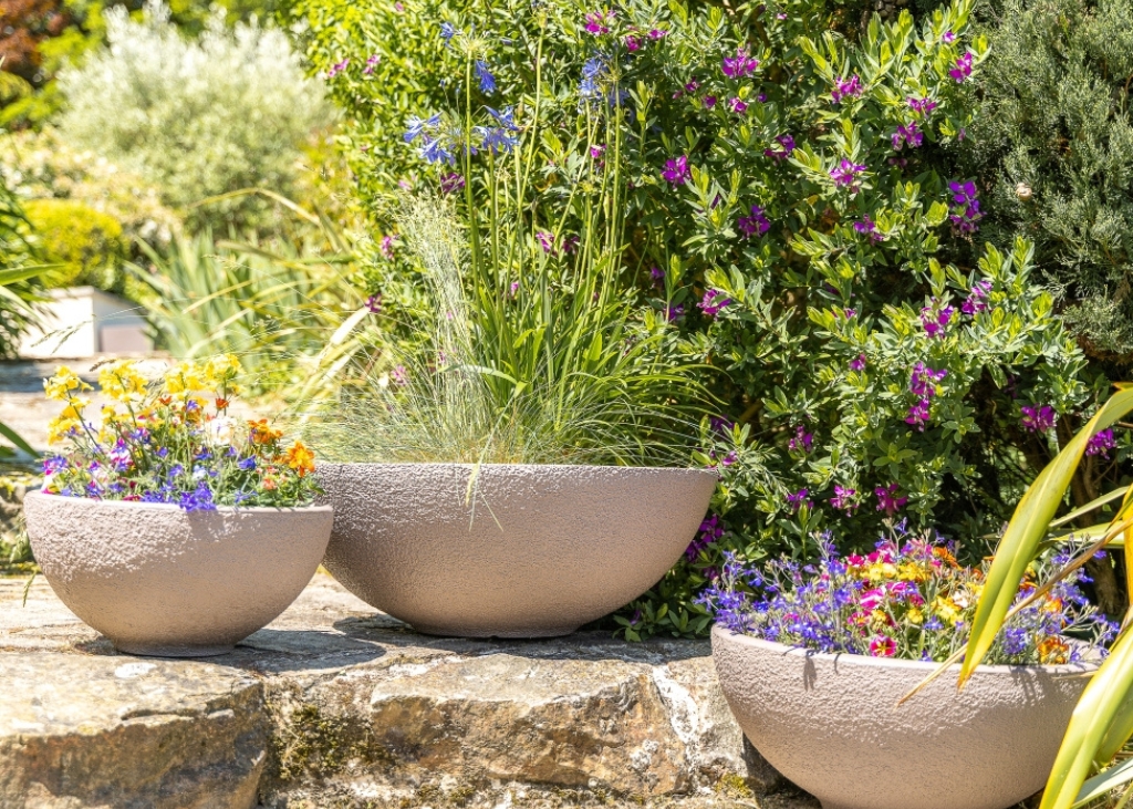 Vasque de jardin pour plantes et fleurs large - Permacool