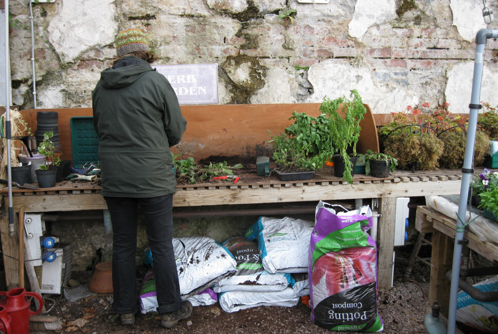 Jardinier sous abri