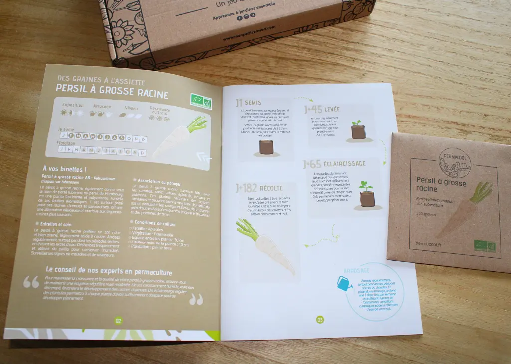 Coffret de jardinage " Saveur estivale "