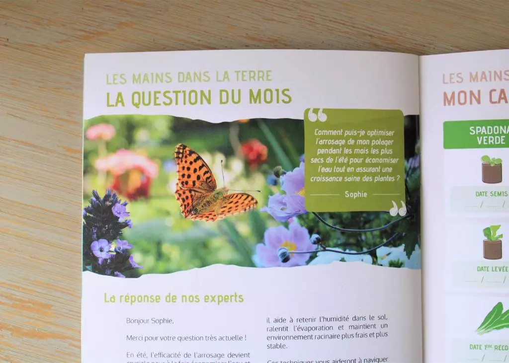 Coffret de jardinage "Soleil et Saveurs du Jardin"