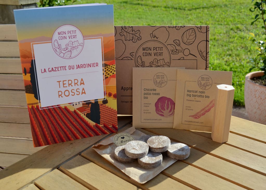 Coffret de jardinage "Terra rossa"