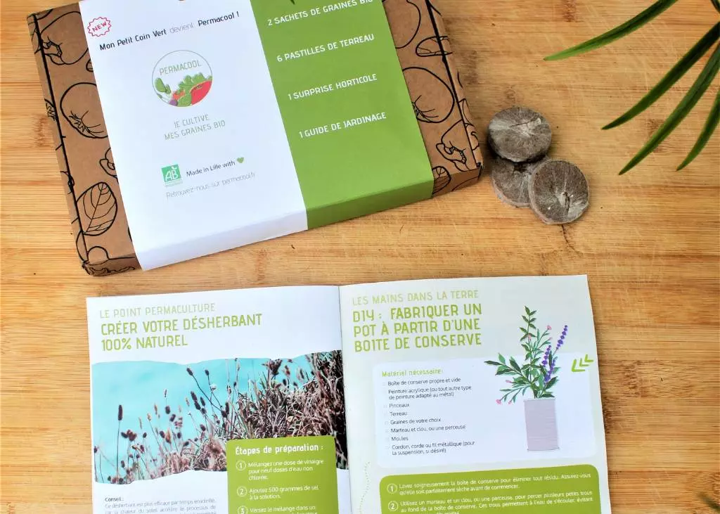 Coffret de jardinage "Hiver vert et fleuri"