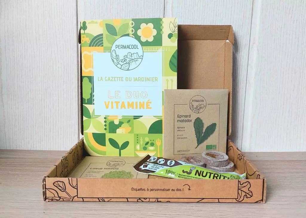 Coffret de jardinage "Le duo vitaminé"