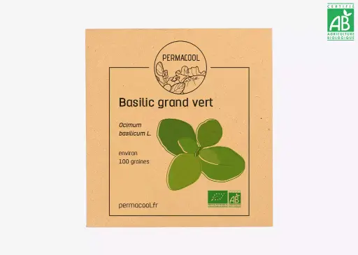 [PC-106DL] Basilic Grand Vert bio DL