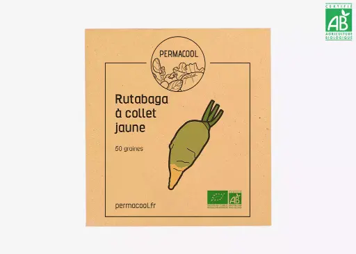 [PC-108DL] Rutabaga à collet jaune bio DL