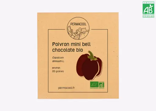 [PC-113DL] Mini poivron Chocolate Bell bio DL