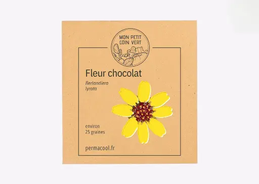 [PC-624DL] Fleur chocolat DL