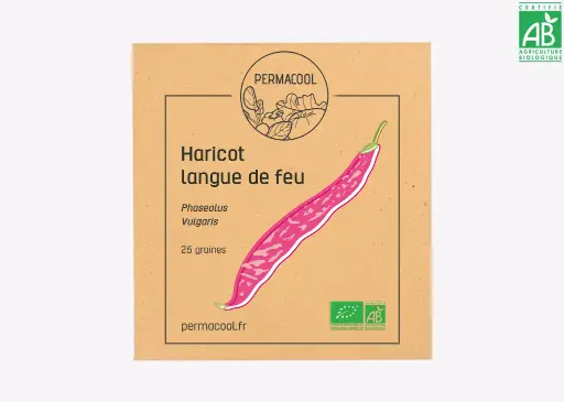 [PC-751DL] Haricot langue de feu 2 AB DL