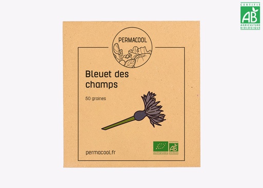 [PC-214DL] Bleuet des champs bio DL